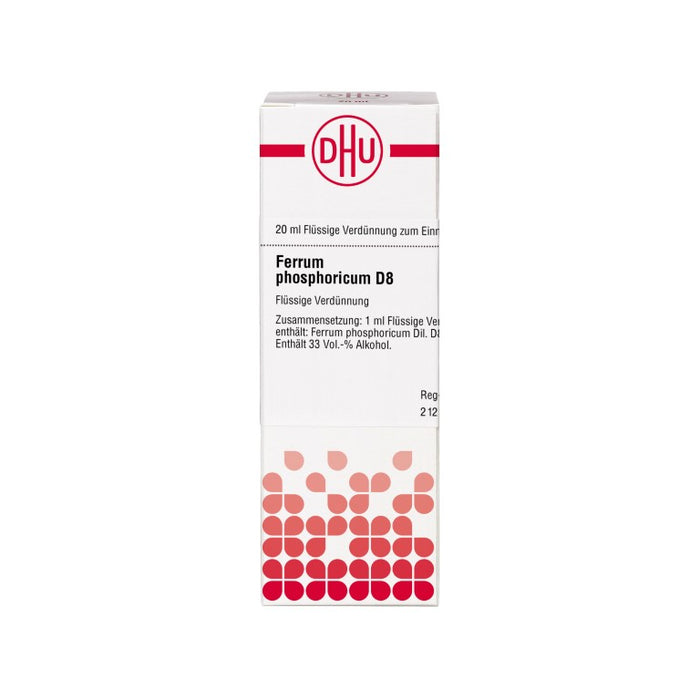 DHU Ferrum phosphoricum D8 Dilution, 20 ml Lösung