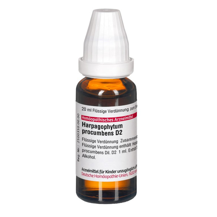 Harpagophytum procumbens D2 DHU Dilution, 20 ml Lösung