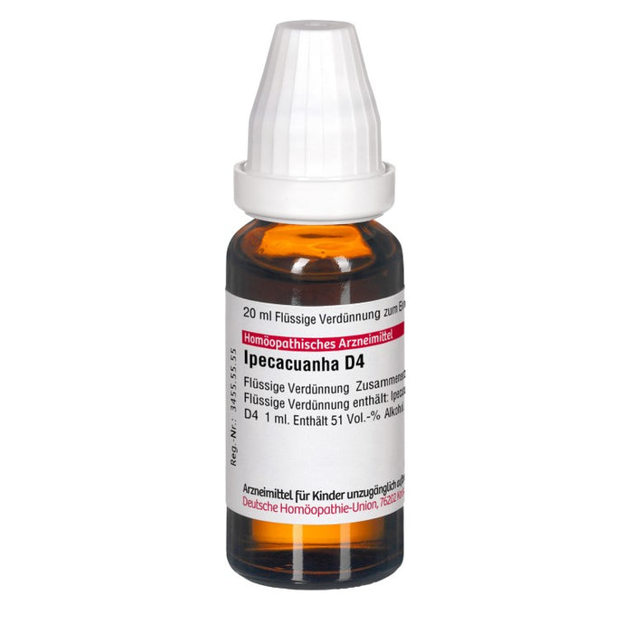 DHU Ipecacuanha D4 Dilution, 20 ml Lösung