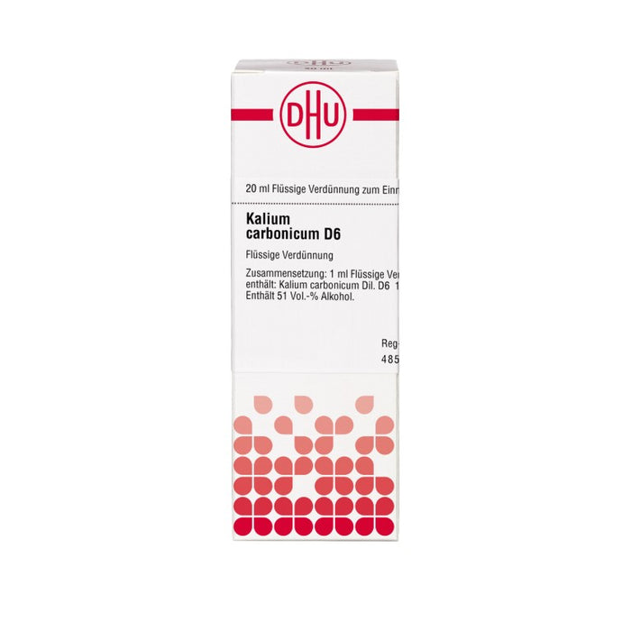 DHU Kalium carbonicum D6 Dilution, 20 ml Lösung