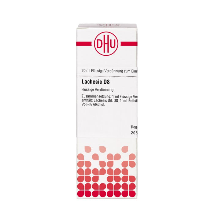 DHU Lachesis D8 Dilution, 20 ml Lösung