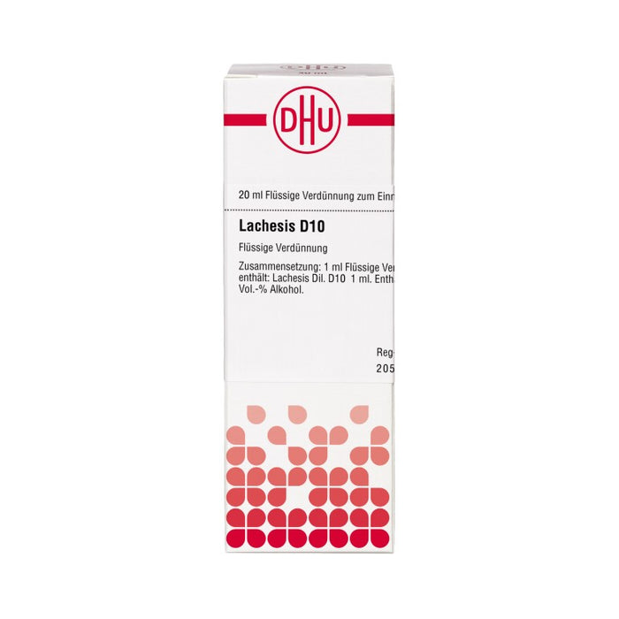 DHU Lachesis D10 Dilution, 20 ml Lösung