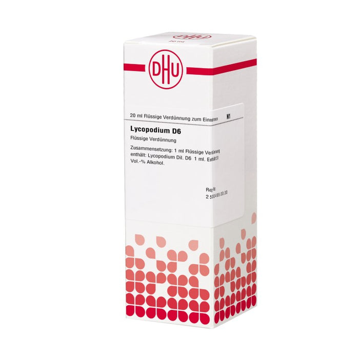 DHU Lycopodium D6 Dilution, 20 ml Lösung