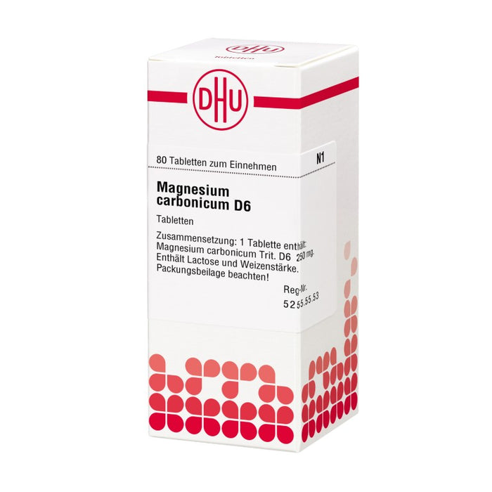 DHU Magnesium carbonicum D6 Tabletten, 80 St. Tabletten