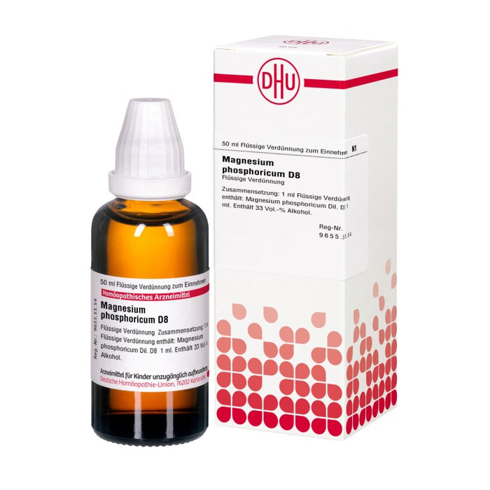 Magnesium phosphoricum D8 DHU Dilution, 50 ml Lösung