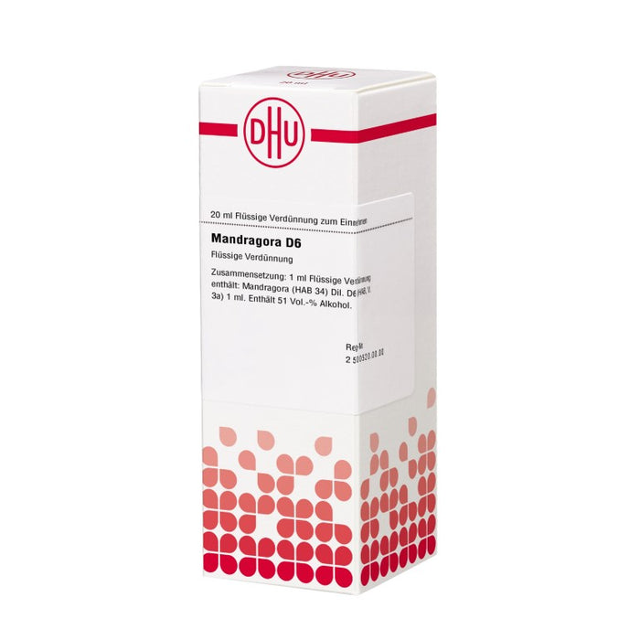 DHU Mandragora D6 Dilution, 20 ml Lösung