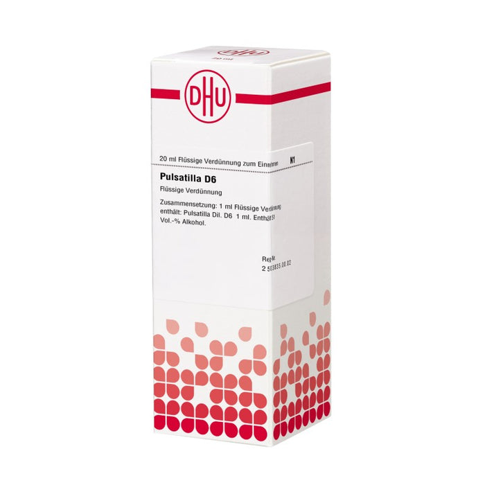 DHU Pulsatilla D6 Dilution, 20 ml Lösung