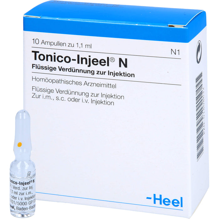 Tonico-Injeel N Inj.-Lsg., 10 St. Ampullen