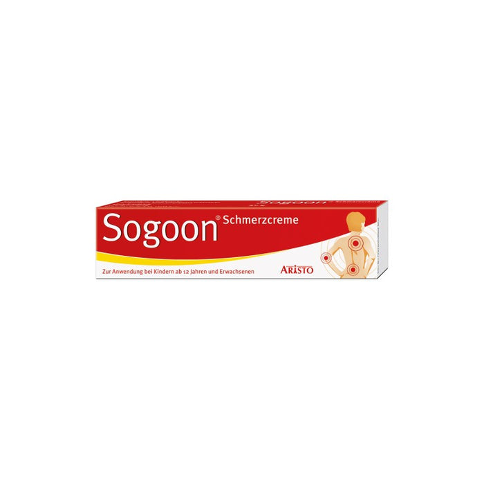 Sogoon Schmerzcreme bei rheumatischen Beschwerden, Muskel- und Gelenkschmerzen, 40 g Creme