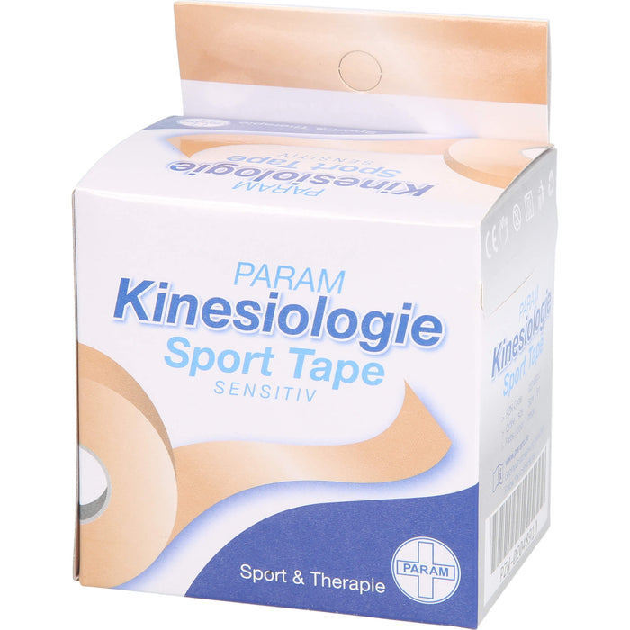 PARAM Kinesiologie Sport Tape 5 cm x 5 m Beige, 1 St. Pflaster