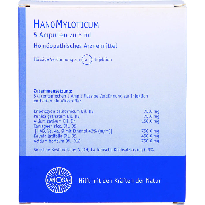 Hanomyloticum Injektionslösung, 5X5 ml ILO