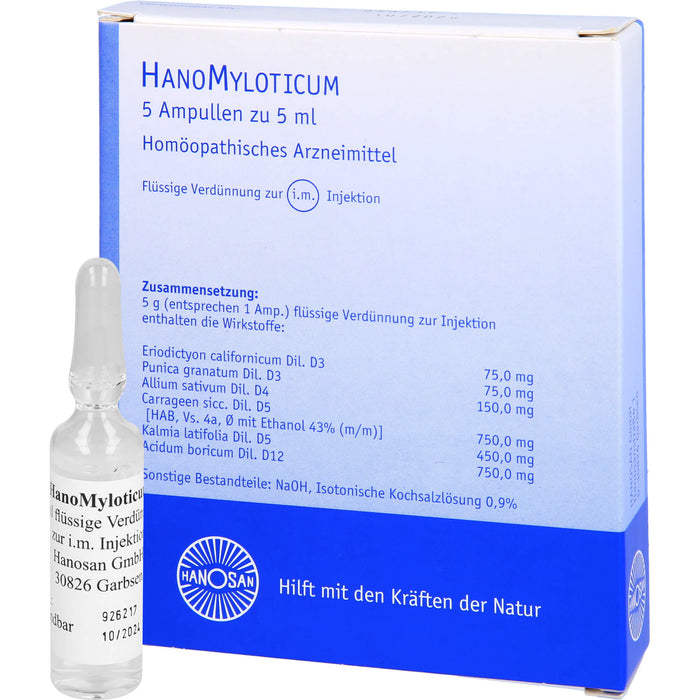 Hanomyloticum Injektionslösung, 5X5 ml ILO