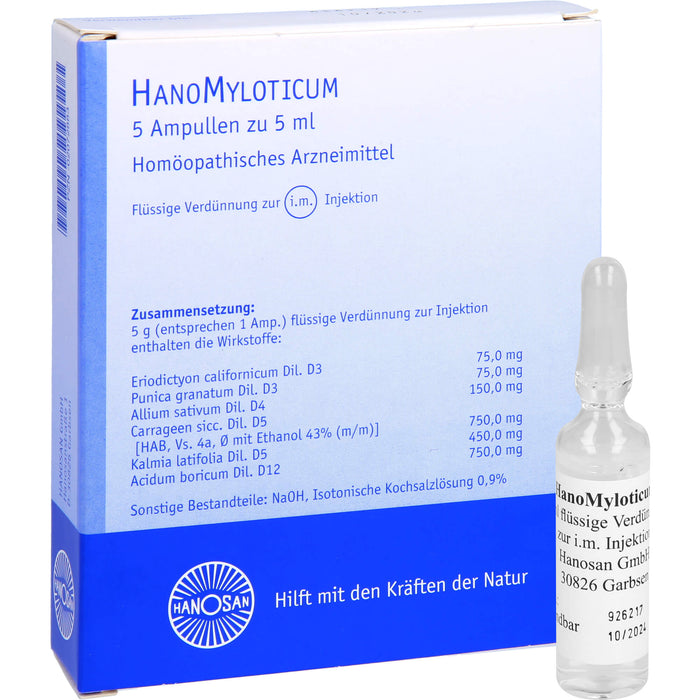 Hanomyloticum Injektionslösung, 5X5 ml ILO