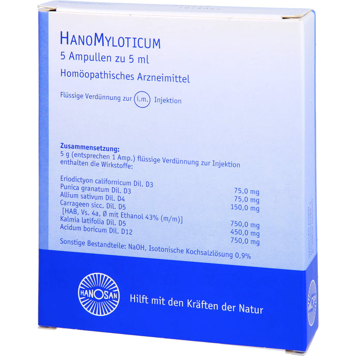 Hanomyloticum Injektionslösung, 5X5 ml ILO