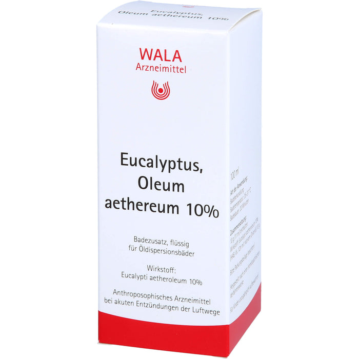 WALA Eucalyptus Oleum aethereum 10% Badezusatz, 100 ml Öl