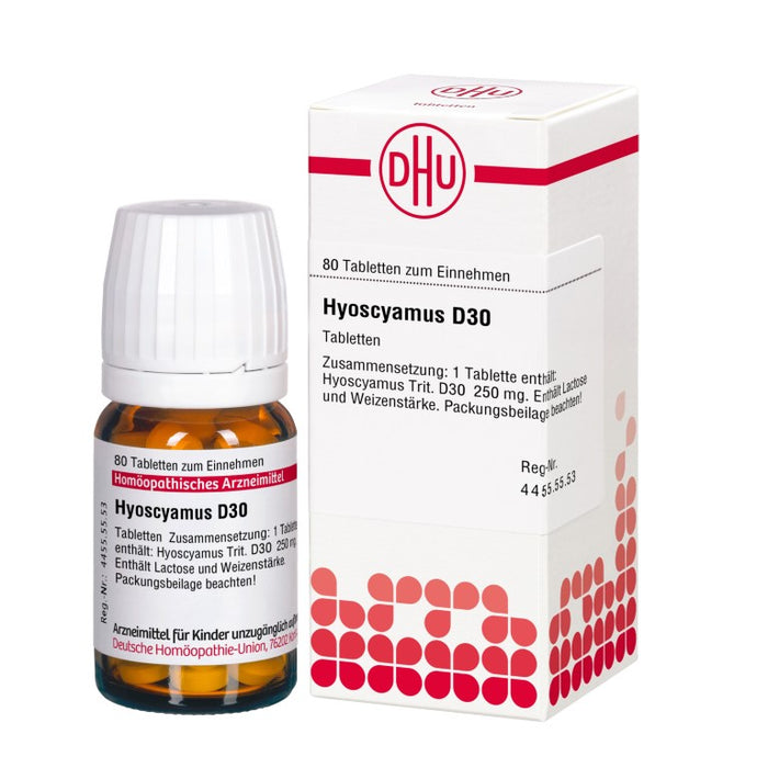 DHU Hyoscyamus D30 Tabletten, 80 St. Tabletten