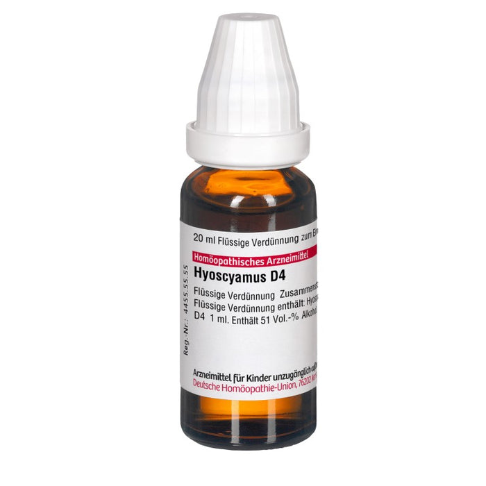 DHU Hyoscyamus D4 Dilution, 20 ml Lösung