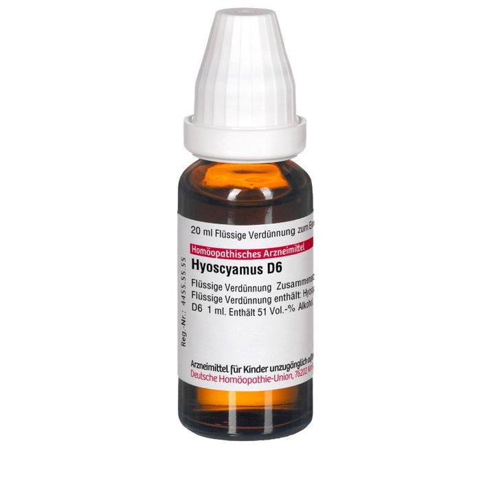 DHU Hyoscyamus D6 Dilution, 20 ml Lösung