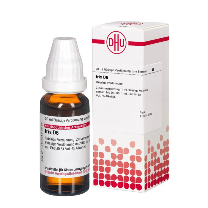 DHU Iris D6 Dilution, 20 ml Lösung