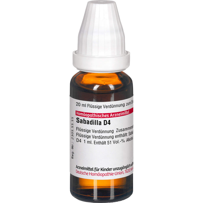 DHU Sabadilla D4 Dilution, 20 ml Lösung