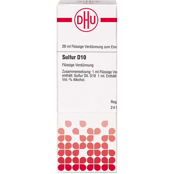 DHU Sulfur D10 Dilution, 20 ml Lösung