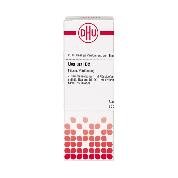 Uva ursi D2 DHU Dilution, 20 ml Lösung