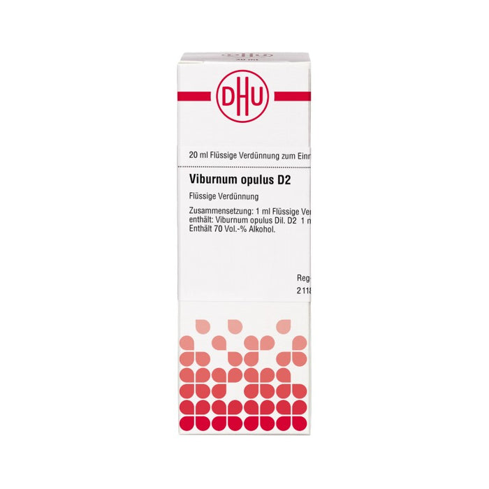 Viburnum opulus D2 DHU Dilution, 20 ml Lösung
