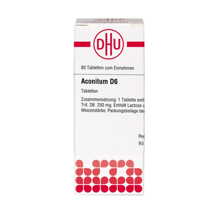 DHU Aconitum D6 Tabletten, 80 St. Tabletten
