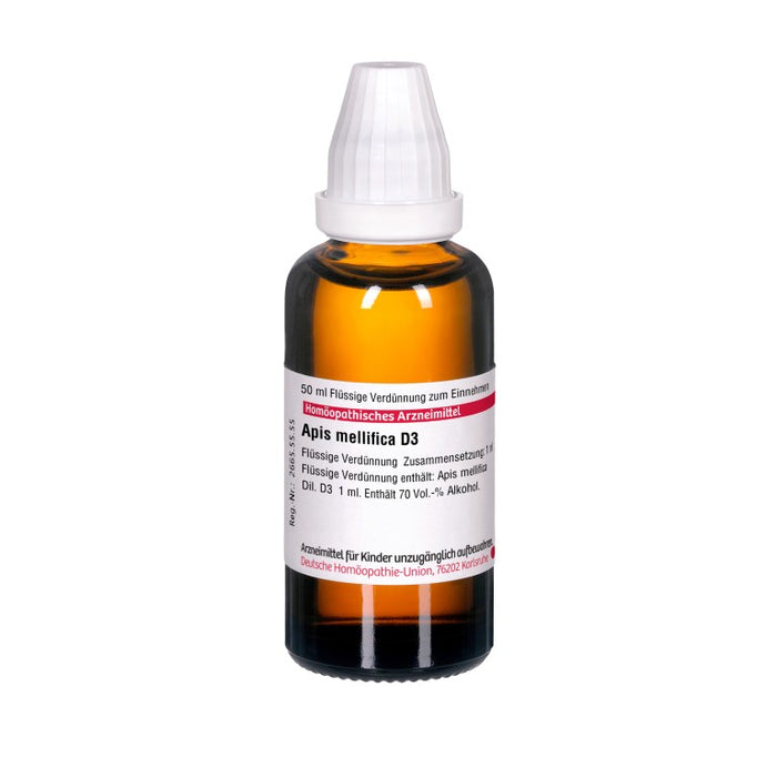 DHU Apis mellifica D3 Dilution, 50 ml Lösung