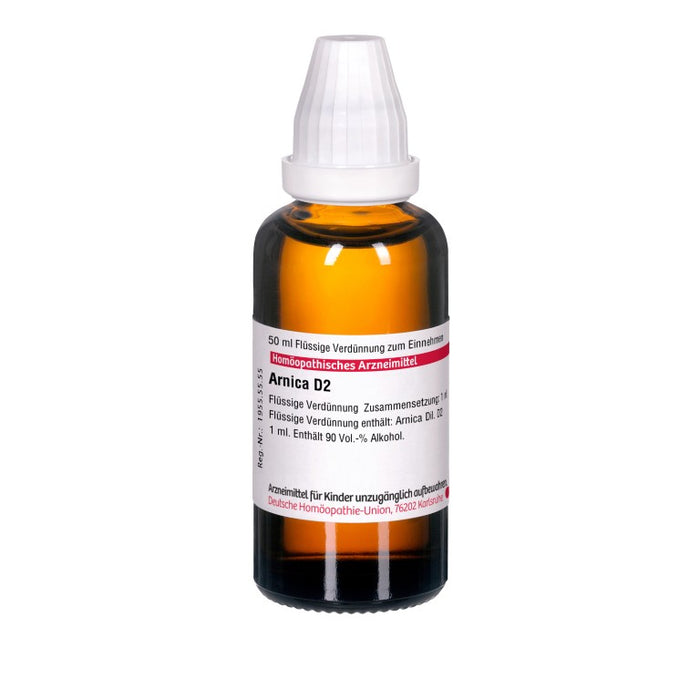 DHU Arnica D2 Dilution, 50 ml Lösung