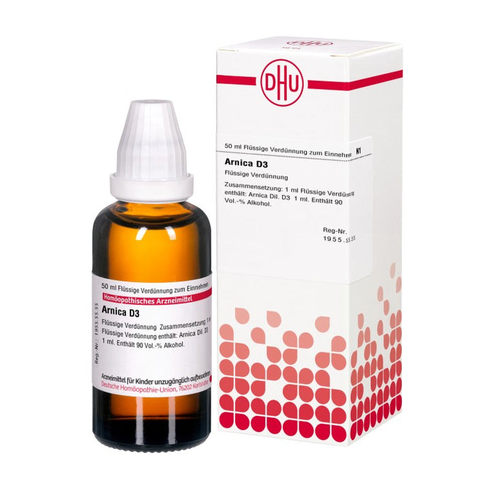 DHU Arnica D3 Dilution, 50 ml Lösung