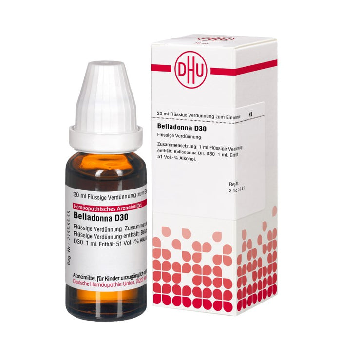 DHU Belladonna D30 Dilution, 20 ml Lösung