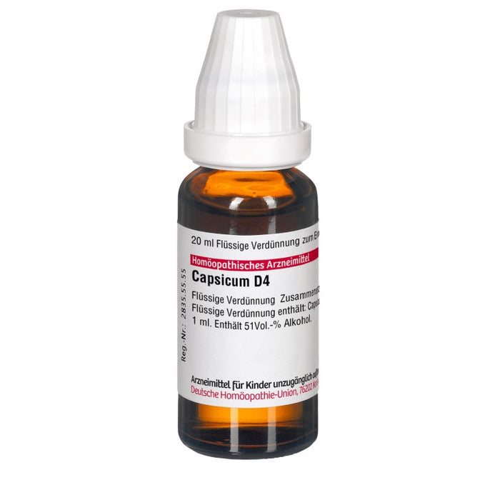 DHU Capsicum D4 Dilution, 20 ml Lösung