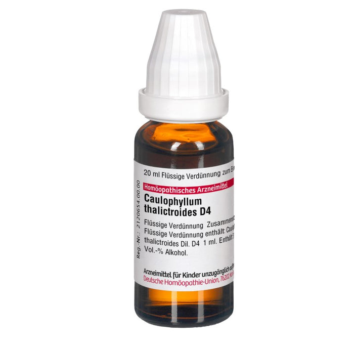 DHU Caulophyllum thalictroides D4 Dilution, 20 ml Lösung