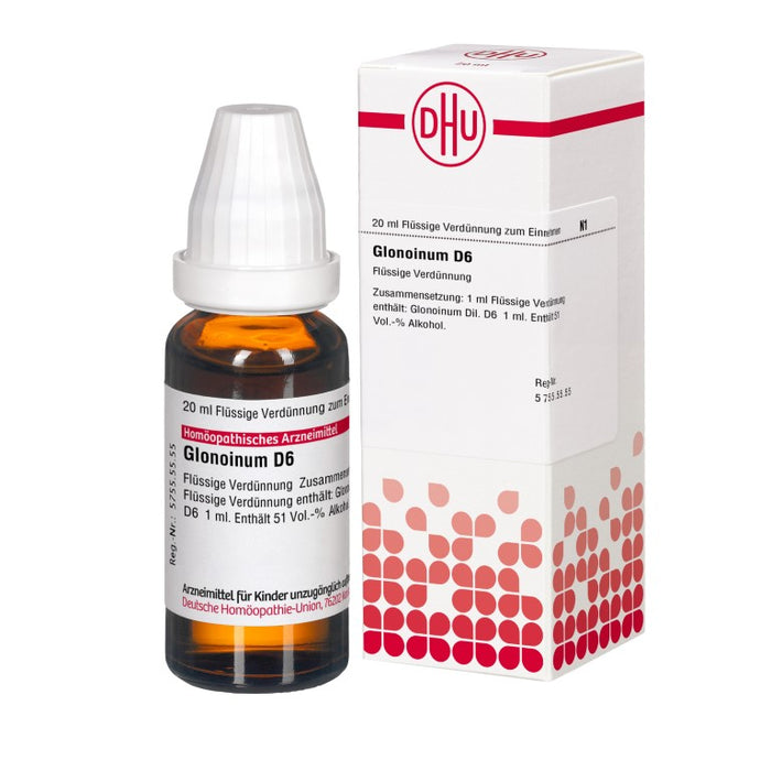 Glonoinum D6 DHU Dilution, 20 ml Lösung