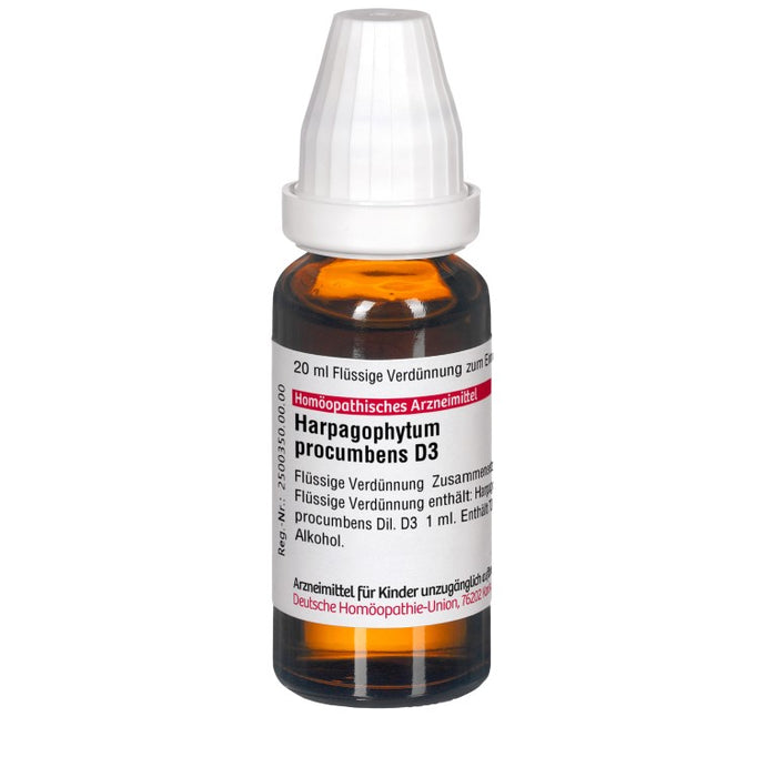 Harpagophytum procumbens D3 DHU Dilution, 20 ml Lösung