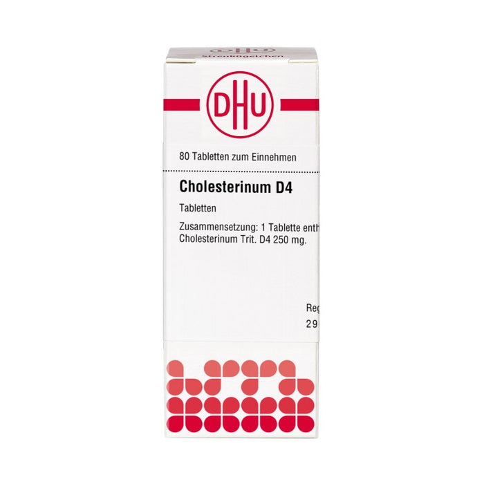 Cholesterinum D4 DHU Tabletten, 80 St. Tabletten