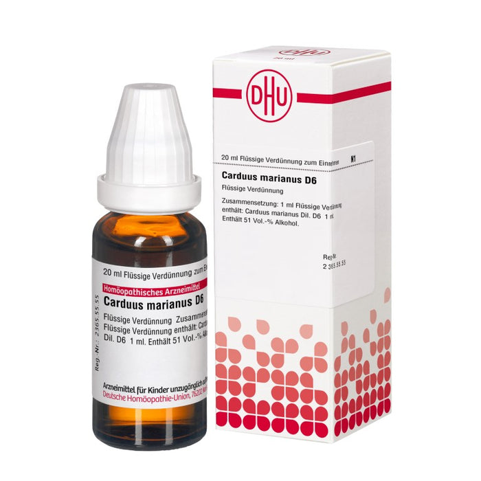 DHU Carduus marianus D6 Dilution, 20 ml Lösung