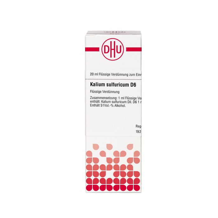 DHU Kalium sulfuricum D6 Dilution, 20 ml Lösung