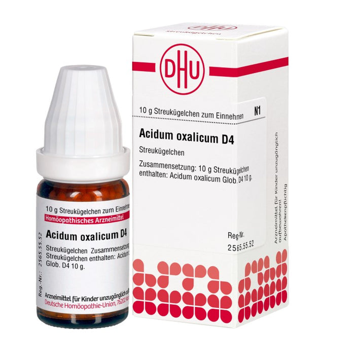 DHU Acidum oxalicum D4 Streukügelchen, 10 g Globuli
