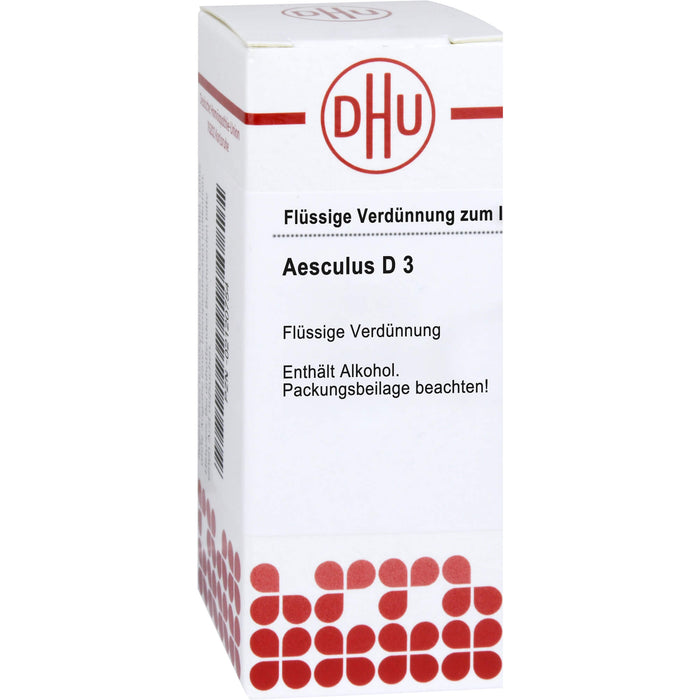 DHU Aesculus D3 Dilution, 20 ml Lösung