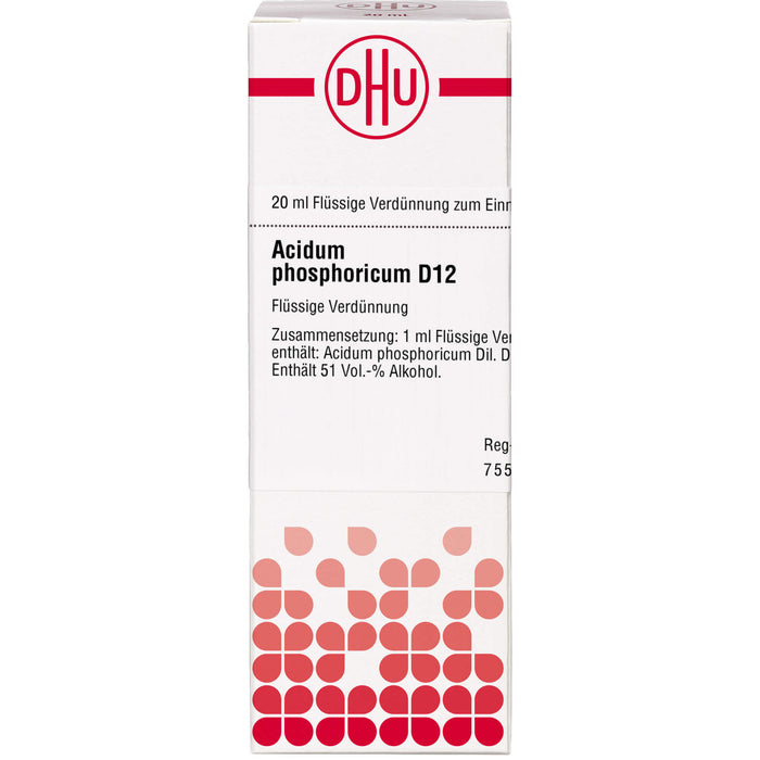 DHU Acidum phosphoricum D12 Dilution, 20 ml Lösung