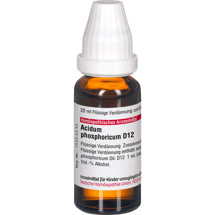 DHU Acidum phosphoricum D12 Dilution, 20 ml Lösung