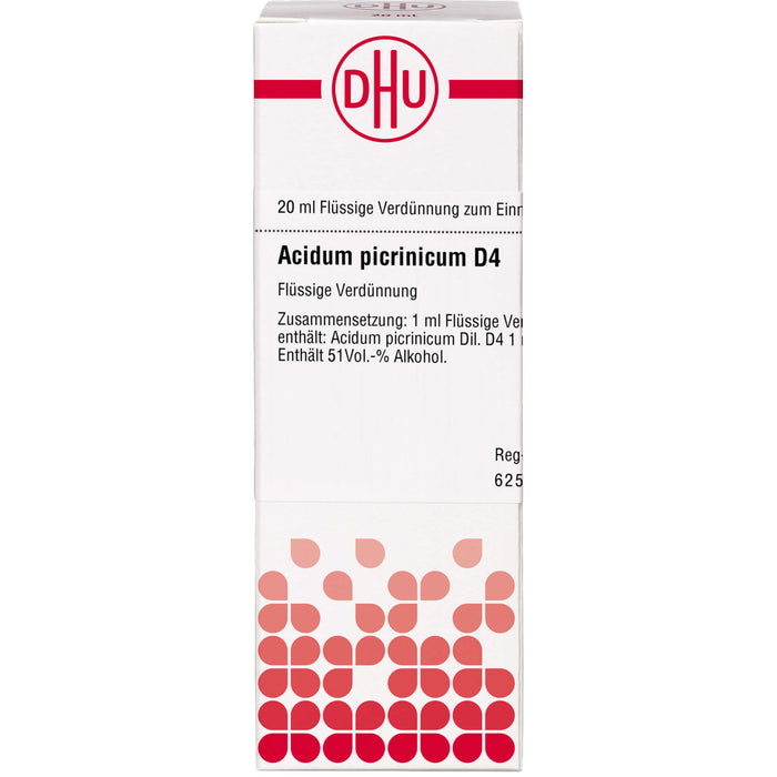 DHU Acidum picrinicum D4 Dilution, 20 ml Lösung