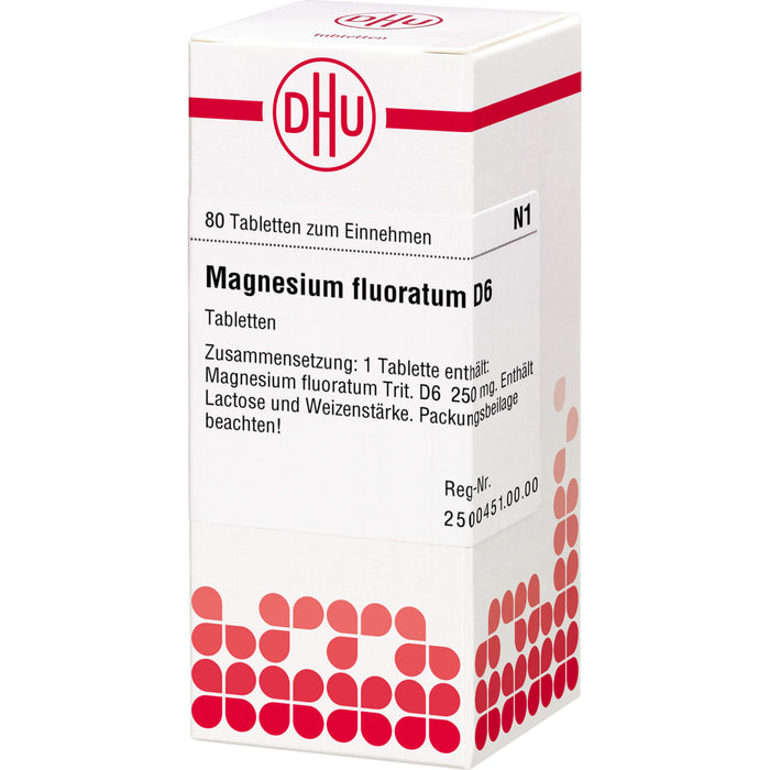 DHU Magnesium fluoratum D 6 Tabletten, 80 St. Tabletten