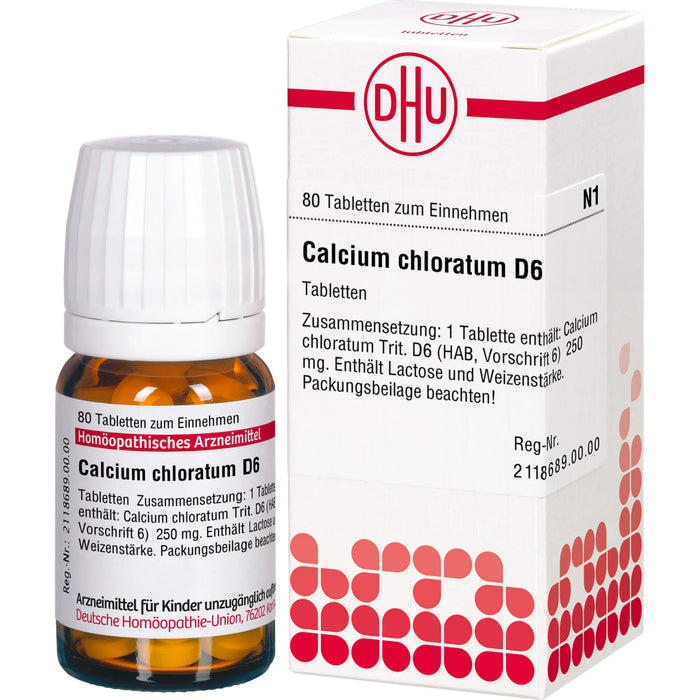 DHU Calcium chloratum D6 Tabletten, 80 St. Tabletten