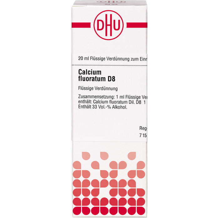 DHU Calcium fluoratum D8 Dilution, 20 ml Lösung