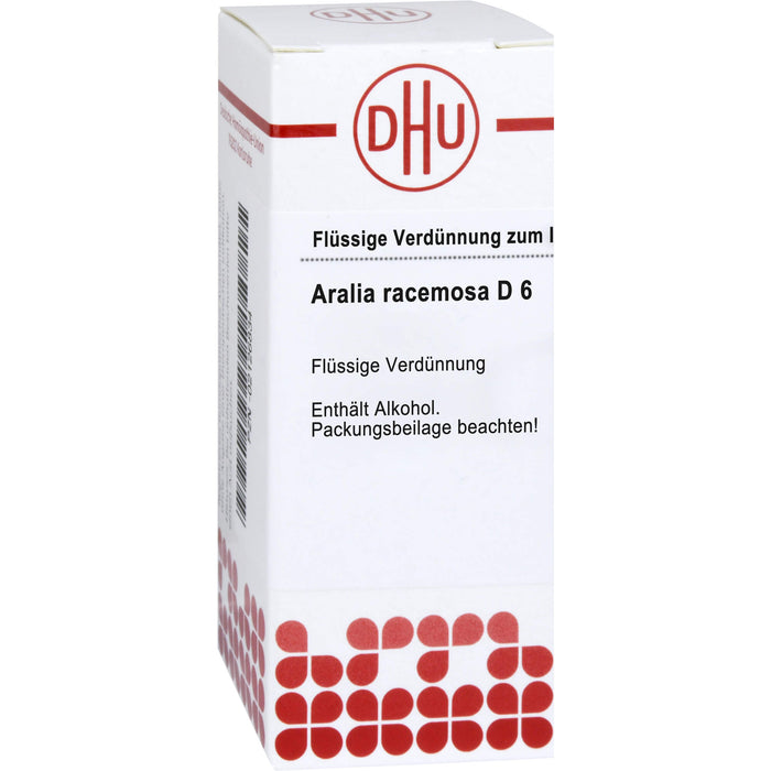 Aralia racemosa D6 DHU Dilution, 20 ml Lösung