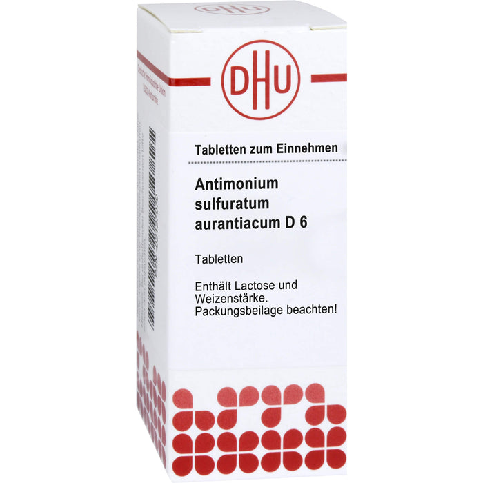 DHU Antimonium sulfuratum aurantiacum D6 Tabletten, 200 St. Tabletten