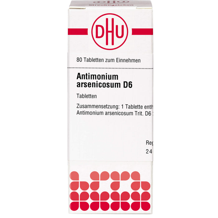 DHU Antimonium arsenicosum D6 Tabletten, 80 St. Tabletten
